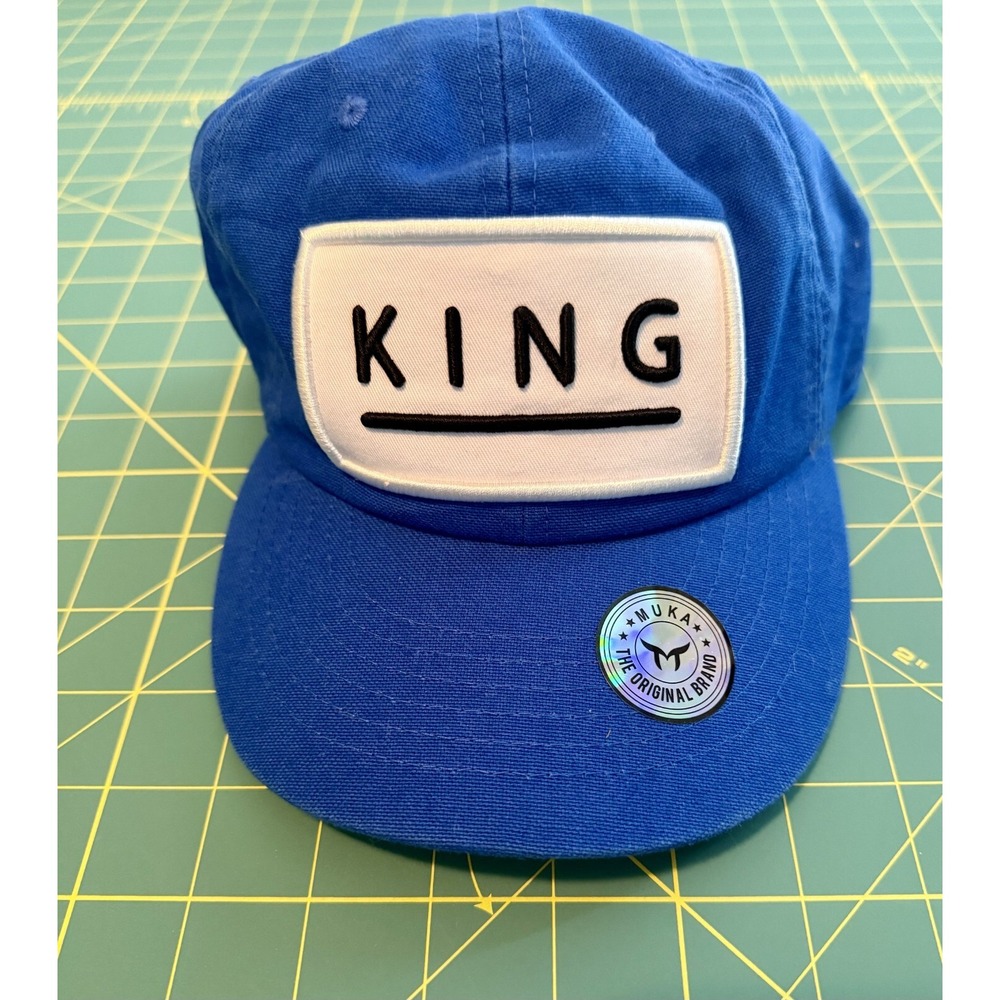 Muka KING Official Blue Adjustable One Size Fits All Ball Cap DadCore